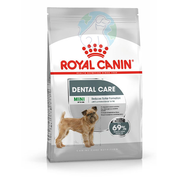 غذای خشک سگ 3کیلویی Mini dental care Royal canin